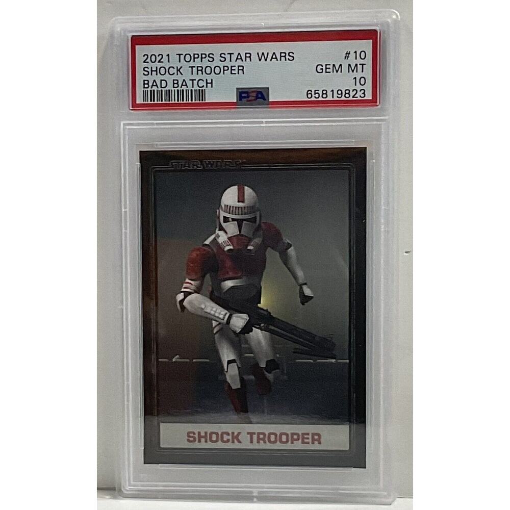 2021 Topps Star Wars The Bad Batch #10 Shock Trooper PSA 10 Cert#65819823
